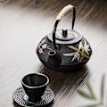 Miniatyrbillede 3 af 5: 800ML japansk tekande med blommefilter til kogning