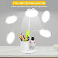 Miniatyrbilde 3 av 5: Barnebordlampe, Dimbar Led-Bordlampe, Oppladbar Bordlampe med Projeksjon og Penneholder, LED Leselampe