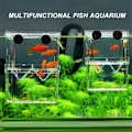 Miniatyrbilde 4 av 5: Akvarium Fiskeoppdrettsboks Slitesterk Betta Fiskebeholder Fiskeoppdretts Isolasjonsboks Klekking Inkubator