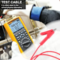 Miniatyrbillede 4 af 5: 1M Langt Et Par Bananstik Testkabel Klip Testkabel Multimeter Testkabel