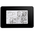 Miniatyrbillede 1 af 5: Trådløs Vejrstation, Indendørs Udendørs Termometer Hygrometer med Udendørs Sensor LCD Display Digital Temperatur Luftfugtighedsovervågning med Baggrundsbelysning