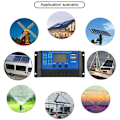 Miniatyrbillede 4 af 4: 100W 2 USB Solpanel Kit med 50A Controller Solbatterilader til Bil Yacht Ure Båd 12V-18V