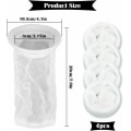 Miniatyrbillede 3 af 5: 4 stk. Nylon IBC-filter, IBC-tankfilter, nylonlågfilter, regnvandsfilter, vaskbart nylonlågfilter, udskiftningsfilter til IBC-regnvandstank, TRIME