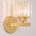 Miniatyrbillede 4 af 5: Metal LED Vægslampe Postmoderne Eksklusiv Krystal Vægslampe Hjem Dekoration Vægslampe Stue TV Vægslys Soveværelse Sengebordslampe E27 Glas Ais