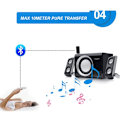 Miniatyrbillede 3 af 5: Rt-B6 2-i-1 Bluetooth-sender og -modtager trådløs lydadapter med 3,5 mm lyd Hifi-lyd til smartphone-tv-pc,