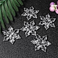 Miniatyrbilde 5 av 5: 24 stk julekrystall klare akryl strass gel juledekorasjoner for juledekorasjoner