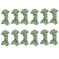 Miniatyrbillede 1 af 5: Gazebindservietter af Muslin, Krøllede Servietter, Middagsservietter, Dekorative Stofservietter (Grøn, 12 Pakker)