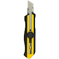 Miniatyrbilde 1 av 4: Cutter 25 mm med to-materiale kropp, bladlås, knekbar blad i 7, levert med 1 blad