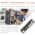 Miniatyrbilde 4 av 5: Beskyttelsesplate for I/O for B250C B75 12USB B75 8USB Mining Motherboard Io Baffle Chassis Bracket