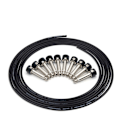 Miniatyrbilde 2 av 5: Loddekontakter Design Gitar Kabel DIY Gitar Pedal Patch Kabel Kit