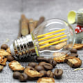 Miniatyrbild 2 av 5: 10 st E27 G45 LED-lampor 4W motsvarande 40W, E27 Retro LED-lampor, Varm Klar 3000K, Glas, 10 st