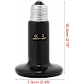Miniatyrbillede 3 af 5: 75W/100W/150W Infrarød Keramisk Varmelampe/Pære/Lys til Krybdyr og Firben Padde Skildpadde (Valgfrit)(100W)