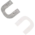 Miniatyrbillede 4 af 5: 3D Metal Alfabet Sticker DIY Bil Bogstav Badge, Sort - U