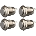 Miniatyrbilde 1 av 3: 4 Momentary Push Button Vanntett Rustfritt Stål Trykknappbrytere
