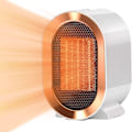 Miniatyrbilde 1 av 5: Mini Energibesparende Vifteovn Elektrisk Vifteovn Vifteovn 220V 1200W 2 Moduser for Stue, Soverom, Bad [Sikkerhet - Stille]