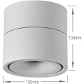 Miniatyrbillede 5 af 5: Kampagne, 12W LED-loftspot loftslampe, justerbar lampehusvinkel, lampespots, loftspot, loftslampe, justerbare loftspot, LED