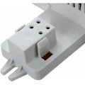 Miniatyrbillede 5 af 5: Hvid plastskal 4-benet 2D rørpære lysstofrør ballast 220V 0,19A 38W