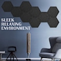 Miniatyrbillede 3 af 5: 12 stk. Akustiske Skumplader, Hexagonale Studio Skråplader, Lydisolering, til Lydisolering og Akustisk Behandling
