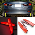 Miniatyrbilde 2 av 5: Bakre støtfanger reflektor LED-lys bremse tåkelys bilstyling for 6 Atenza 2013 2014 2015 2016 rød