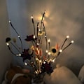 Miniatyrbild 4 av 5: Grenljus, LED-pilgren Gren Ljusslinga DIY Gren Grenar Lampa Batteridriven Grenar (5st, Varmvitt)