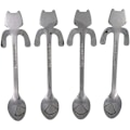Miniatyrbillede 3 af 5: Kaffeske, Rustfrit Stål Teske, Rustfrit Stål Hængende Kop Teske til at Røre Drikke, Blande Milkshake, Marmelade, Sæt af 4 HIASDFLS