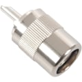 Pikkukuva 2 / 5: UHF PL259 SO239 -urosliitin, RFC400 RG8 RF -koaksiaaliliitin, hopea