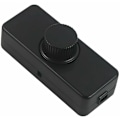 Miniatyrbillede 1 af 5: 3-100W LED Bagkant Dimmer (Rotationsdæmper), Bruges til Dæmpbar LED, Glødepære, Halogenlampe, 220-240V, CE Stikkontakt, Sort