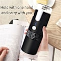 Miniatyrbilde 4 av 5: Ledningsfri Elektrisk Kaffemaker 1200 MAh USB Ladbar Utendørs Reise Bil Hjem Bærbar Fullt Automatisk Kaffemaker
