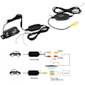 Miniatyrbillede 4 af 5: 7 stk. IR LED Natversion Bil Bakkamera Trådløs RCA Video Sender Modtager