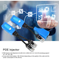Miniatyrbillede 3 af 5: 2 stk. Splitter RJ45 Kombiner PoE Adapter Stikkontakter Strømkabel-