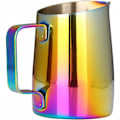 Miniatyrbillede 3 af 5: Rustfrit mælkekande i rustfrit stål til kaffe espressomælk skumning kande latte art kop kaffemælk skum 420ml flerfarvet-Fei Yu