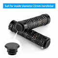 Miniatyrbilde 5 av 5: 50 stk Styreender Plugger Veisykkel Styre Plastgrep