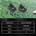 Miniatyrbilde 2 av 5: 2 x Push-On Antenneadapter Transformator 300/75 Ohm TV F Koaksialadapter