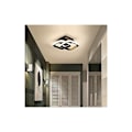 Miniatyrbillede 1 af 5: Moderne Loftlampe 3000k-6000k Justerbar Lysarmatur til Spisestue, Køkken, Soveværelse, Gang, Kontor (Sort)
