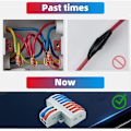 Miniatyrbillede 4 af 5: Forbindelsesstik, SPL-82 6 stk. elektriske stik, greb-møtrik ledningsstik, kompakt ledningsstik (2 ind 8 ud)