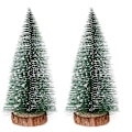 Miniatyrbilde 1 av 5: 2 stk Mini Kunstig Juletre med Snøeffekt