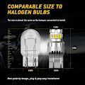 Miniatyrbillede 3 af 5: 2 stk. Bil T20 7440 W21W LED Canbus Baklygter 7443 LED Pære Baglygter 6000K Super Lys Lampe