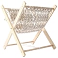 Miniatyrbild 1 av 5: Boho tidningsställ, dekorativt macramé tidningsställ, förvaringskorg för servetter, bohemisk rustik dekoration