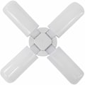Pikkukuva 1 / 5: LED-tallivalot - himmennettävät tallin kattovalot, 6000LM 6500K E27/B22 LED-tallivalot, joissa on 4 säädettävää paneelia talleihin, työpajoihin, sisätiloihin