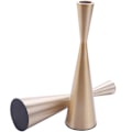 Miniatyrbillede 2 af 5: Tilspidset lysestage, metal, timeglas, passer til standard lysestage diameter