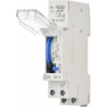 Miniatyrbild 4 av 5: 24-timmars mekanisk timer 15-minuters minimum timer Skena montering Inbyggt batteri, SUL180a AC220-240V Grå