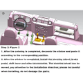 Miniatyrbild 3 av 5: Simuleringsgenomskinlig inredningstrim för -4 Trx4 Instrumentbräda Cockpit Säte