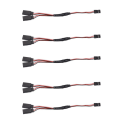 Pikkukuva 4 / 5: 5 kpl / erä RC Servo Y -jatkokaapeli johdin JR Futaba RC Servolle RC lentokone helikopteri auto DIY, 15 cm