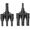 Miniatyrbild 1 av 5: M-C-4-kontakt, hane/hona solpanel T-kontakt M-C-4 parallell PV-anslutningsklämma plugg solenergiadapter splitter koppling kombinerare (M/3F, F/
