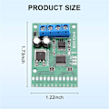 Miniatyrbild 1 av 5: Digital in-/utgångsmodul 8 kanaler TTL LvTTL CMOS RS485 IO-kontrollmodul Modbus Rtu-kort för PLC-relä, (ingen stift)