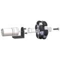 Miniatyrbilde 5 av 5: 2 stk. Serie 58mm Plast Omnihjul for Robot Servo Omnihjul 14135