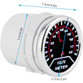 Miniatyrbild 5 av 5: Digital Voltmeter, Noggrann 12V LED-display Bilvoltmeter för Lastbil för Bil 12V