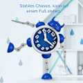 Miniatyrbild 3 av 5: Barnklocka, pojkar, flickor, robotklocka, analog klocka för barn, icke tickande, tyst väckarklocka för pojkar och flickor, present till barn, Bl