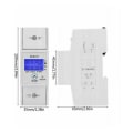 Miniatyrbilde 2 av 5: Enfas elektrisk energimåler 5-80A 230v 50hz digital elektrisk energimåler