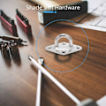Miniatyrbilde 3 av 5: 42 deler Skygge Seil Hardware Kit Rustfritt Stål Hardware Kit for Installasjon av Rektangel Kvadrat Skygge Seil